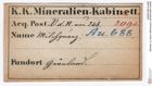 Etiketten zu Quarz (Milchquarz) (NHMW-MIN-Au688)